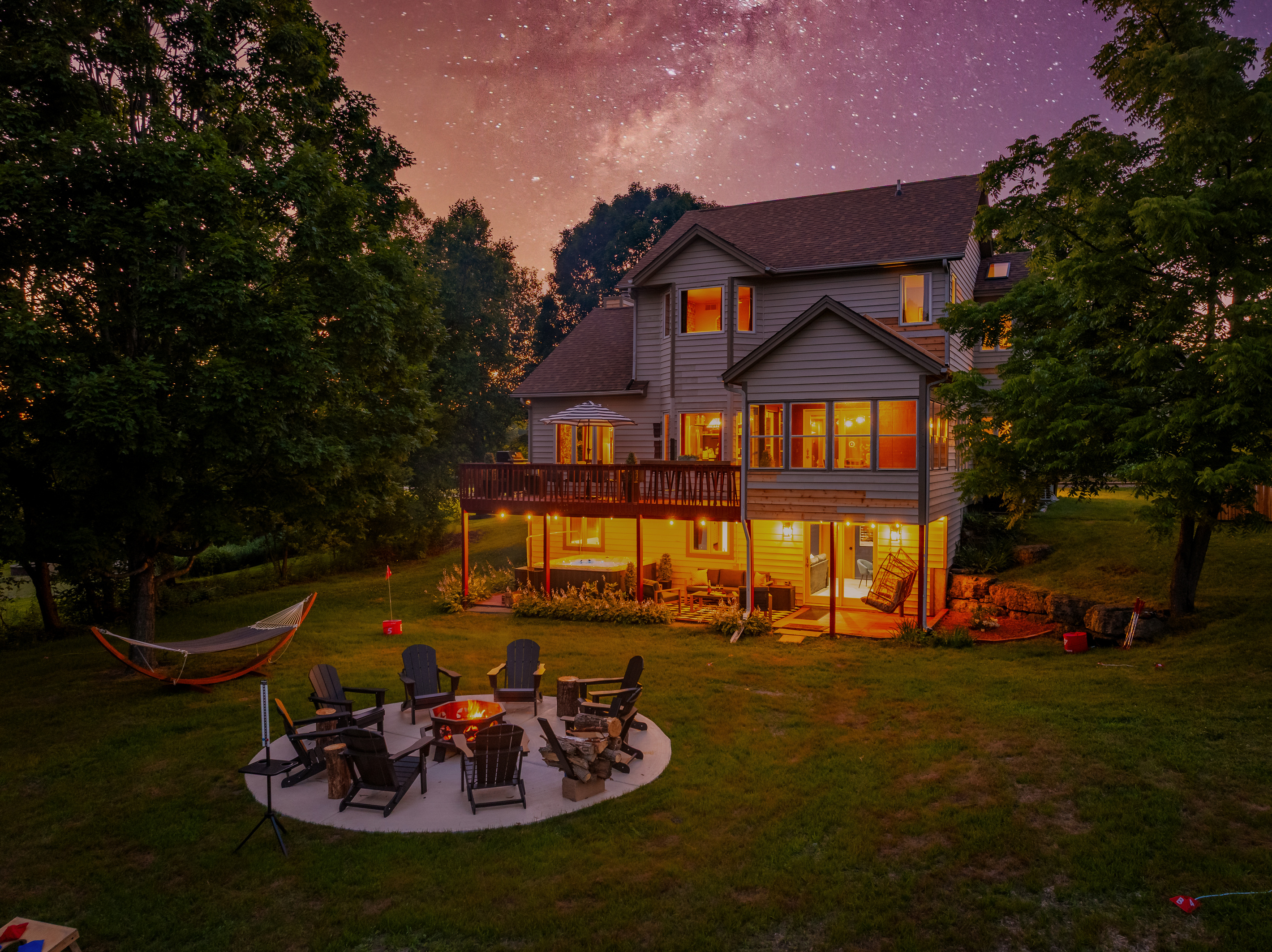 enjoy the beautiful starry nights in a dark sky community!