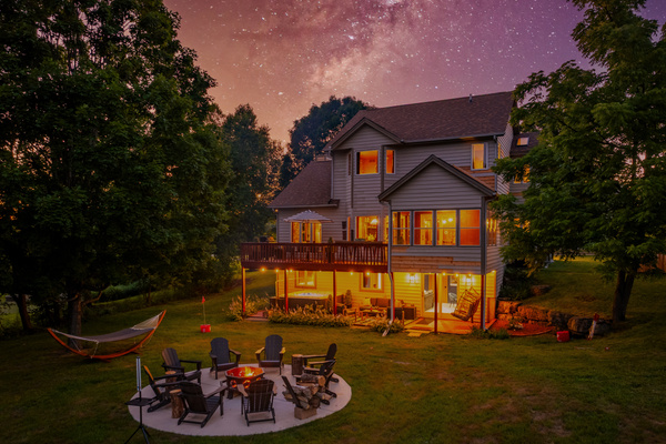 enjoy the beautiful starry nights in a dark sky community!