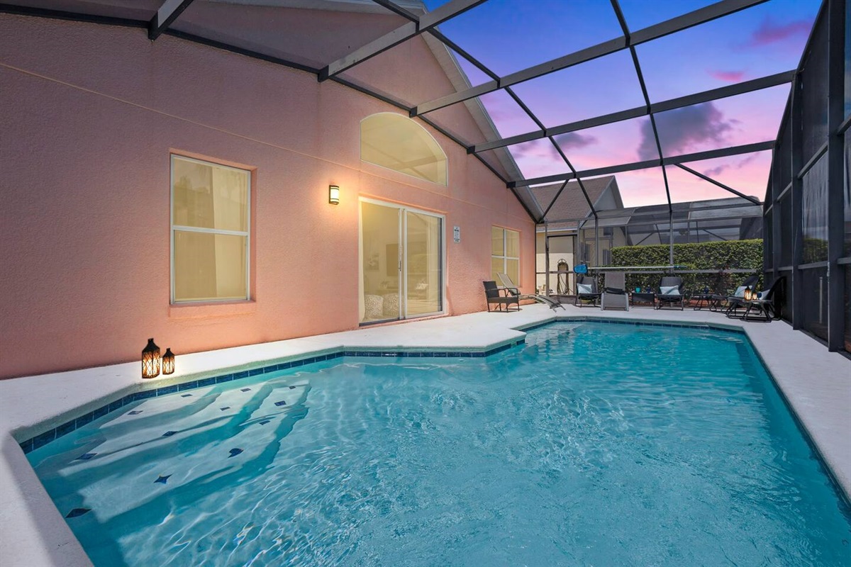 And you can enjoy this lovely private space after a long day...