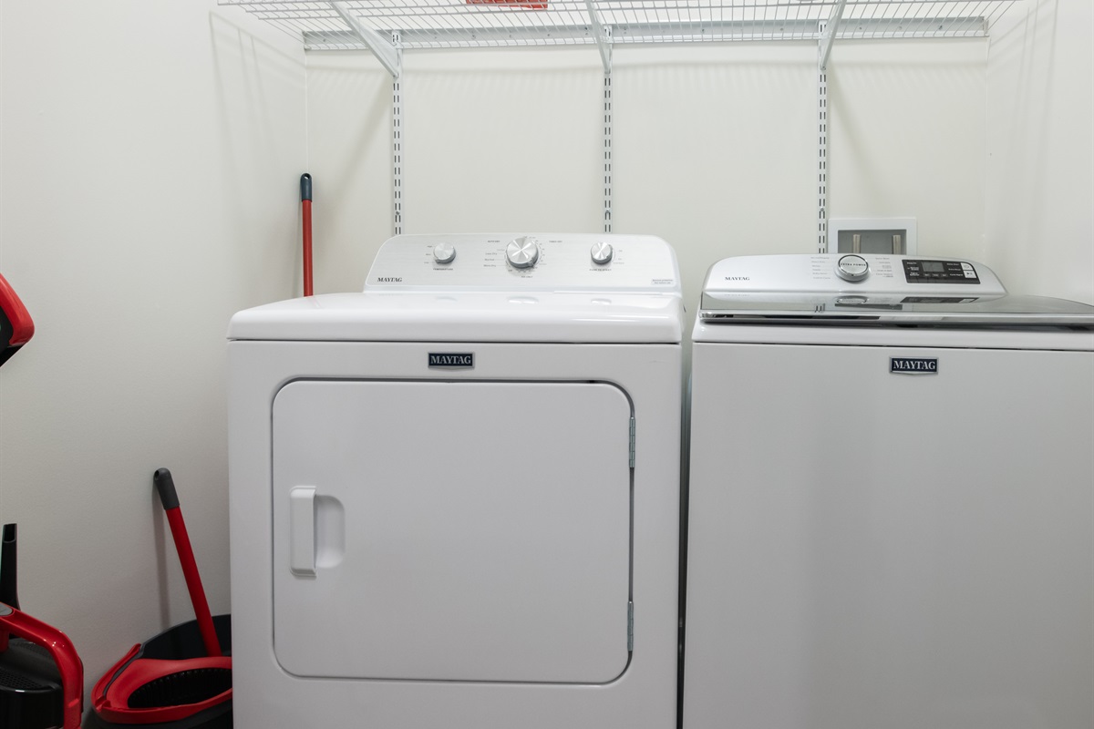 An in-unit washer and dryer for added comfort and ease during your stay.