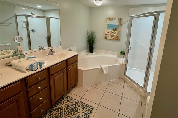 Master bathroom