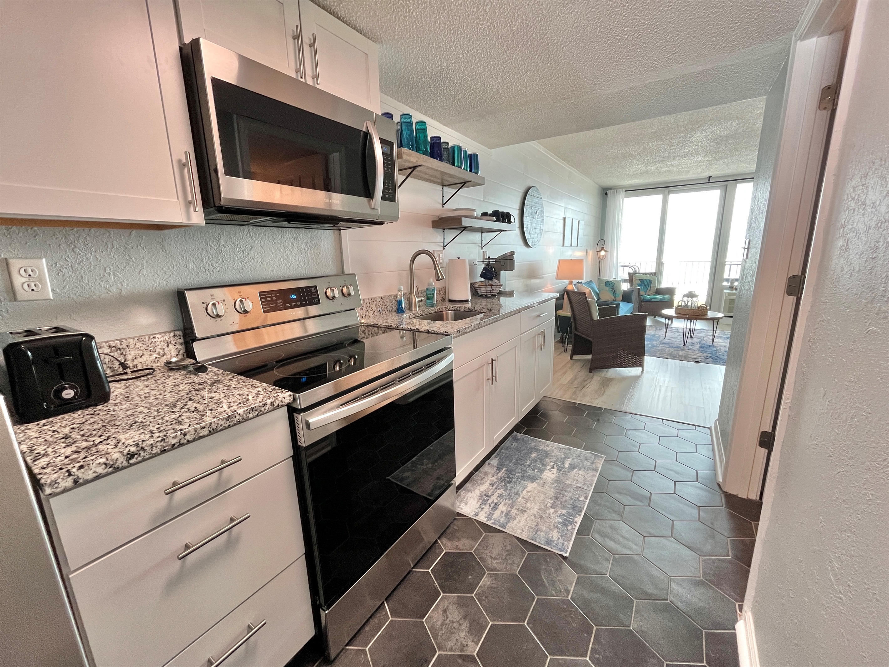 Kitchen to Living Room View
