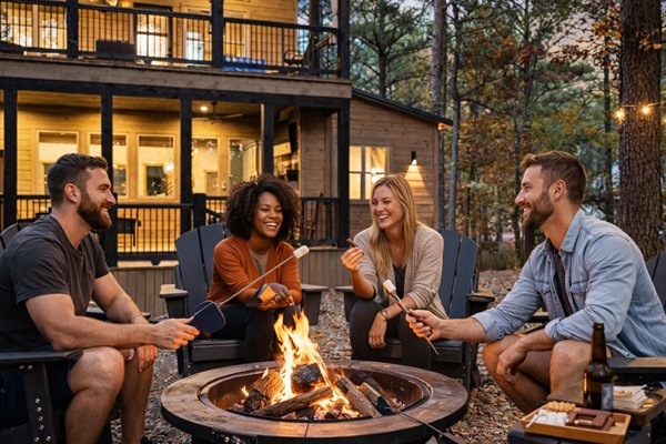 Enjoy the Fire Pit with some friends.