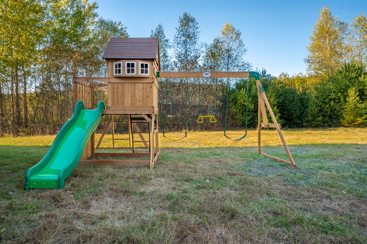 A safe and joyful playground space for little ones to enjoy.
