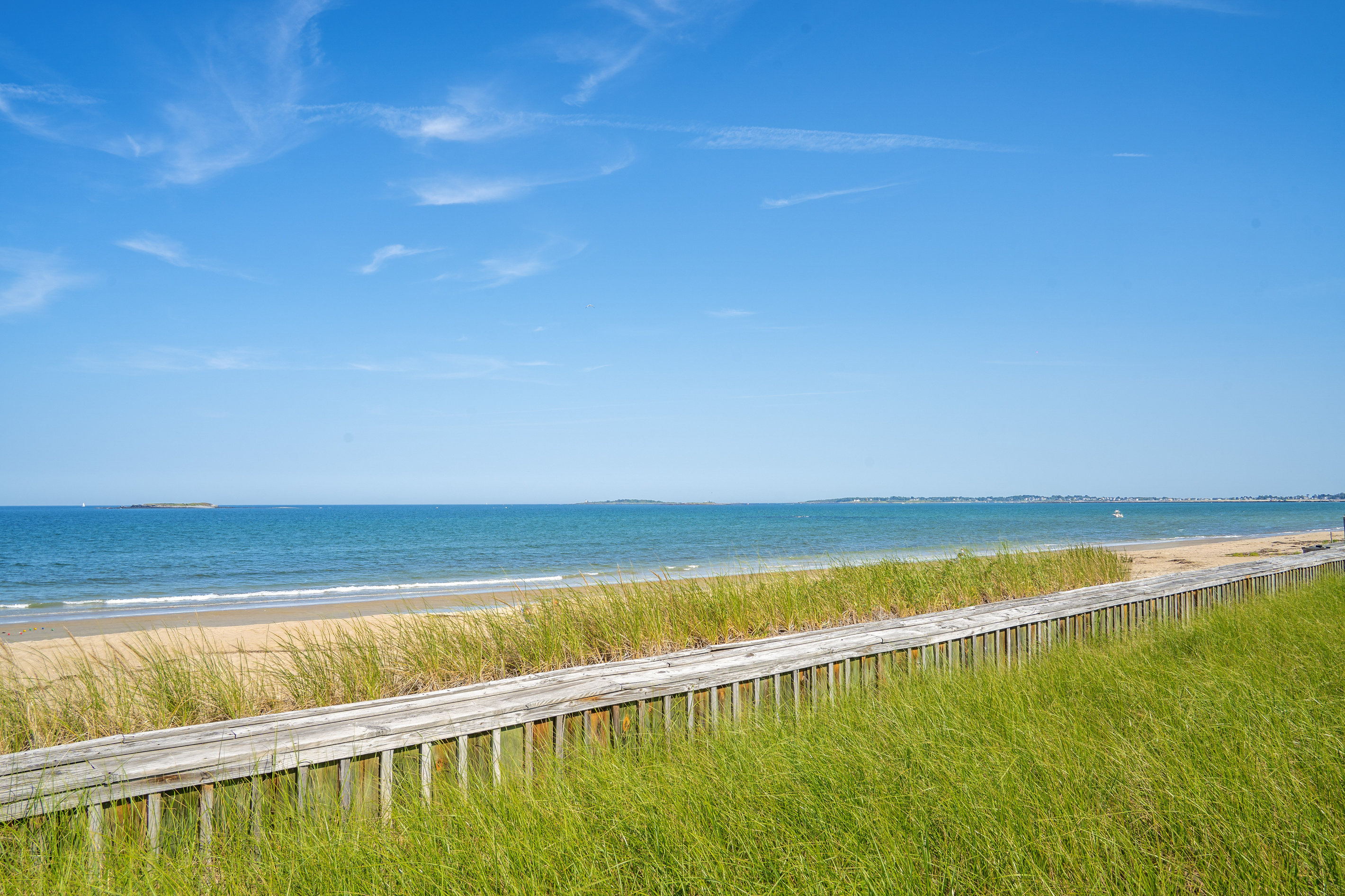 Miles of sandy shoreline and sparkling blue water set the scene for unforgettable beach days.
