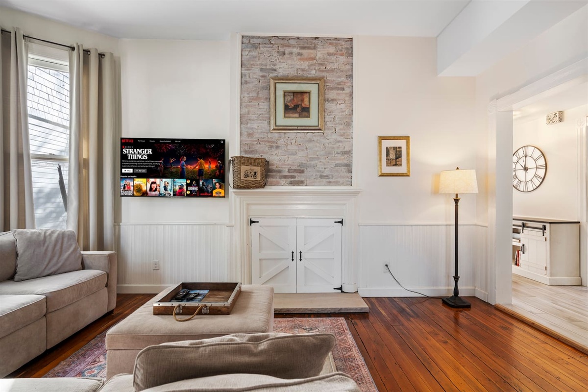 Enjoy your favorite shows after a day of exploring