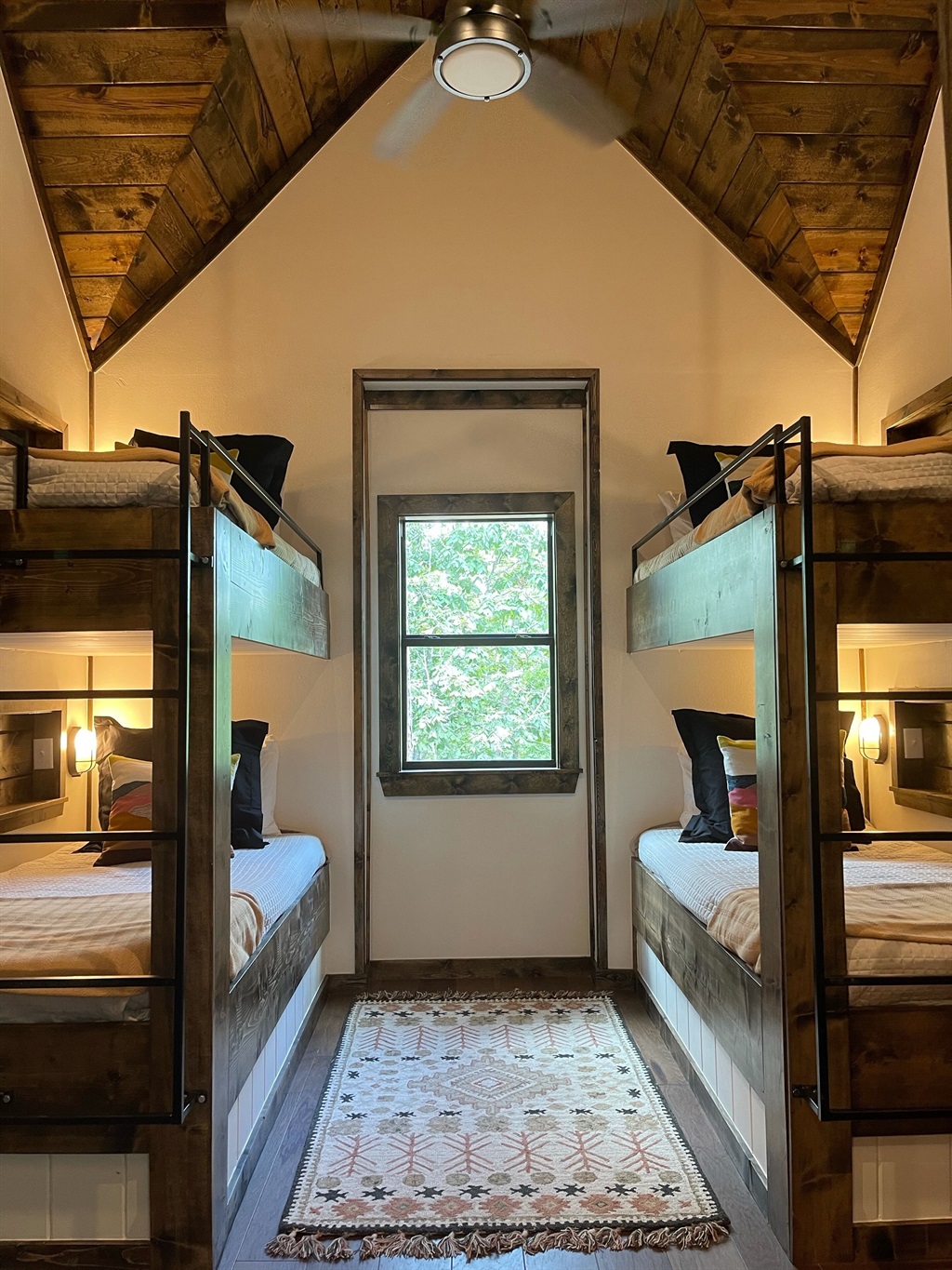 Bunk room featuring XL twin beds so even adults will sleep well!