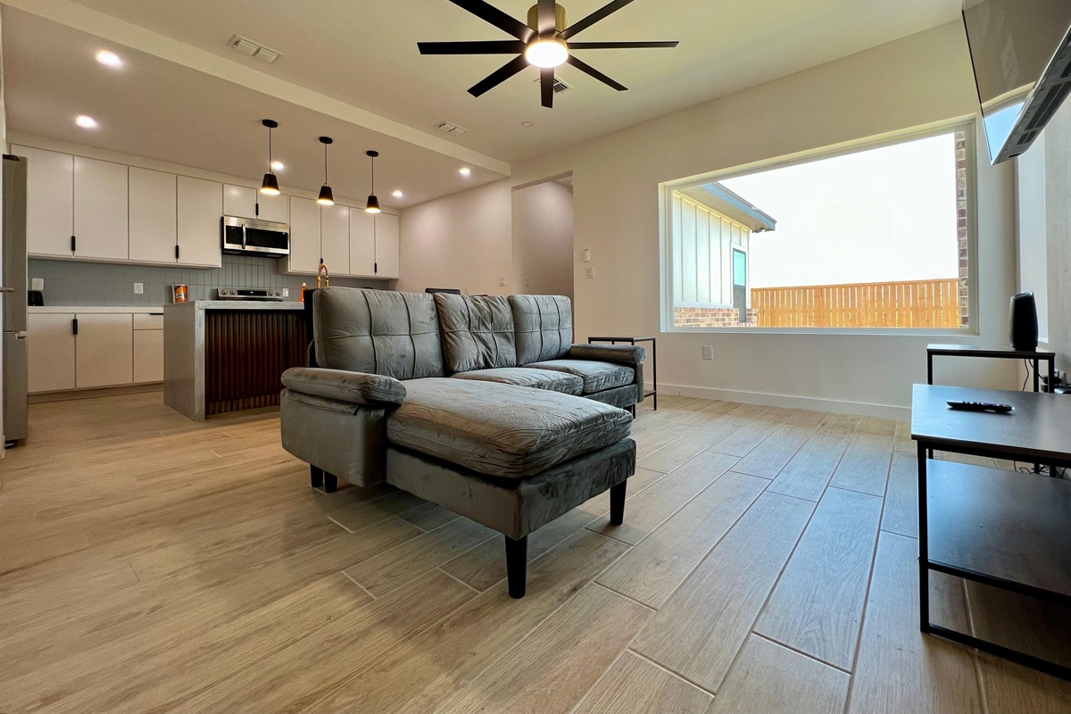 Living Room with Smart TV