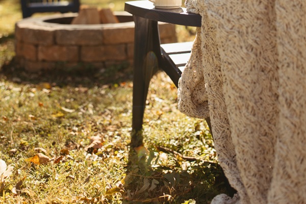 Slow mornings with coffee, sunshine, and a quiet backyard.