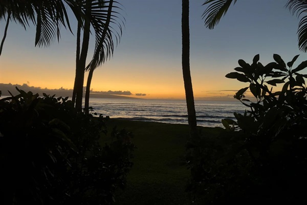 Sunset from the lanai