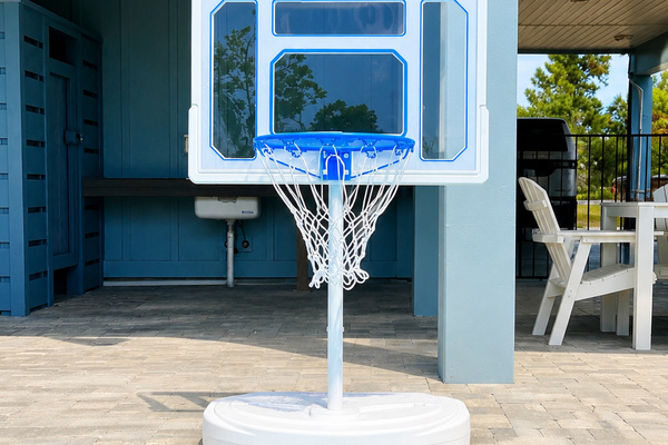 Make a splash with a game of pool basketball - fun for kids and adults alike after a day at the beach.