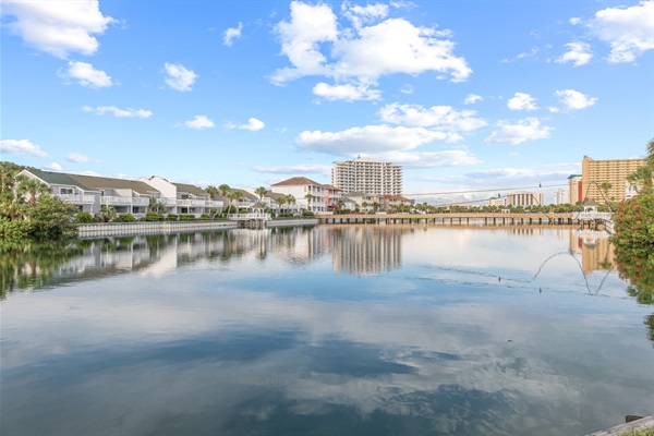 Soak in this view from our back porch