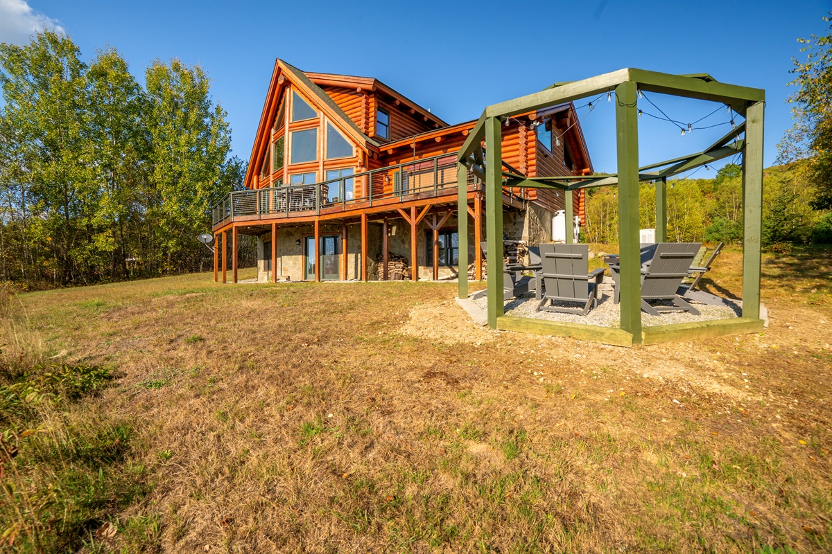 resh mountain air and cozy nights by the fire pit.