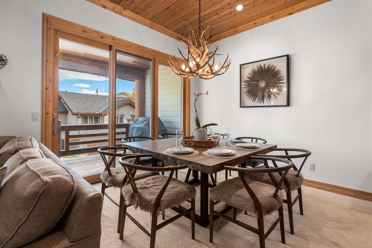 Stunning dining area and home decor