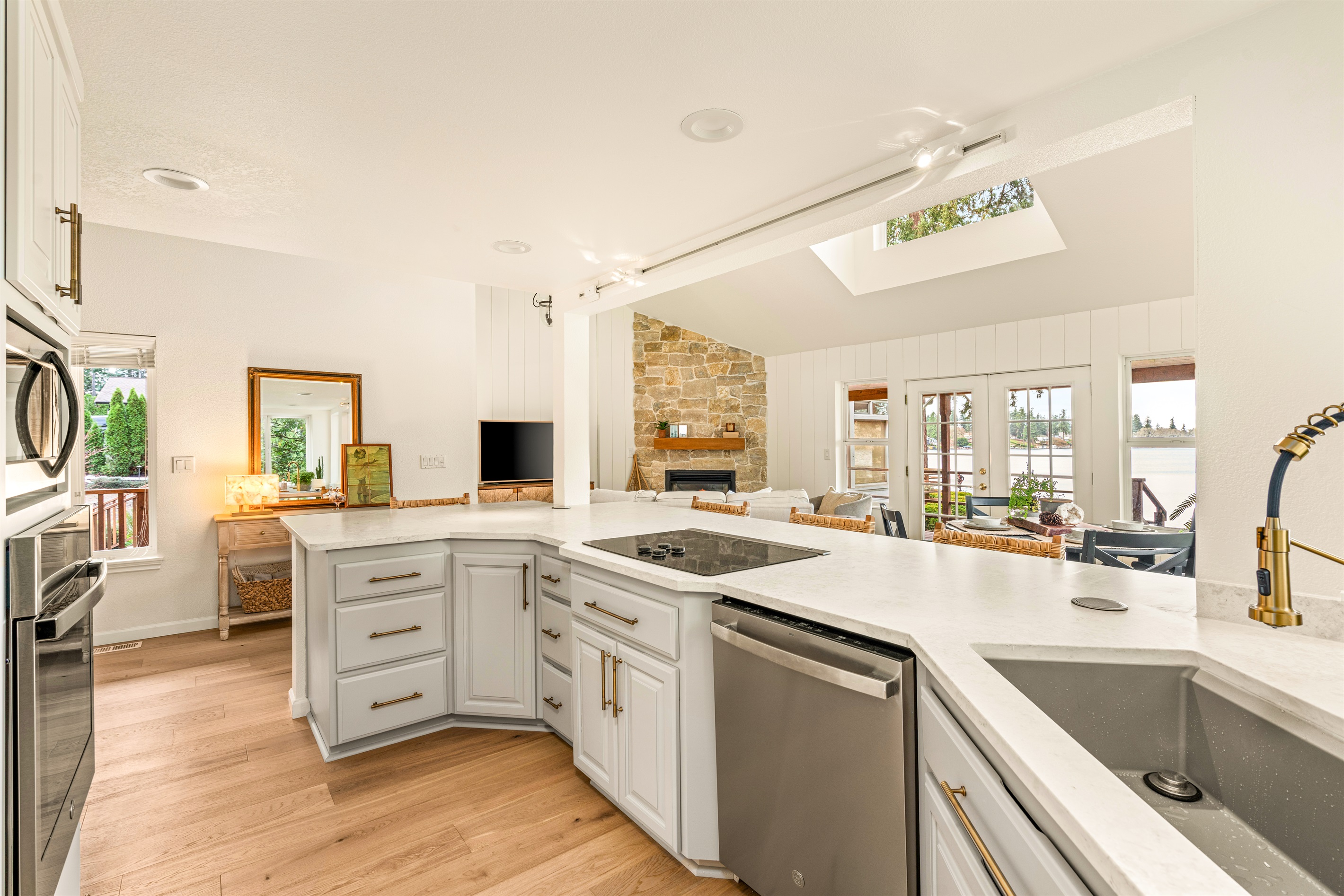 Everything you need to make the perfect meal! Just bring your imagination and the food, we promise that this is one of the most well stocked kitchens in any vacation rental you've stayed at!