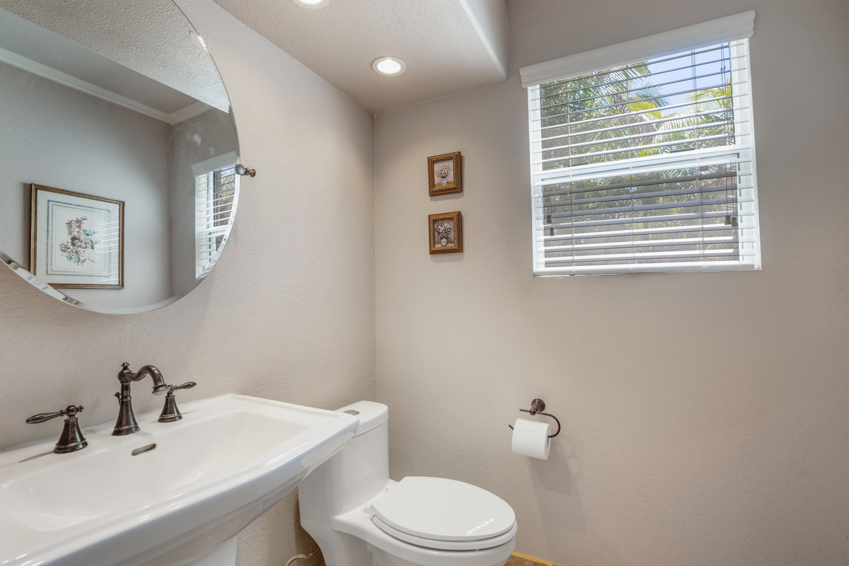 Downstairs half bathroom