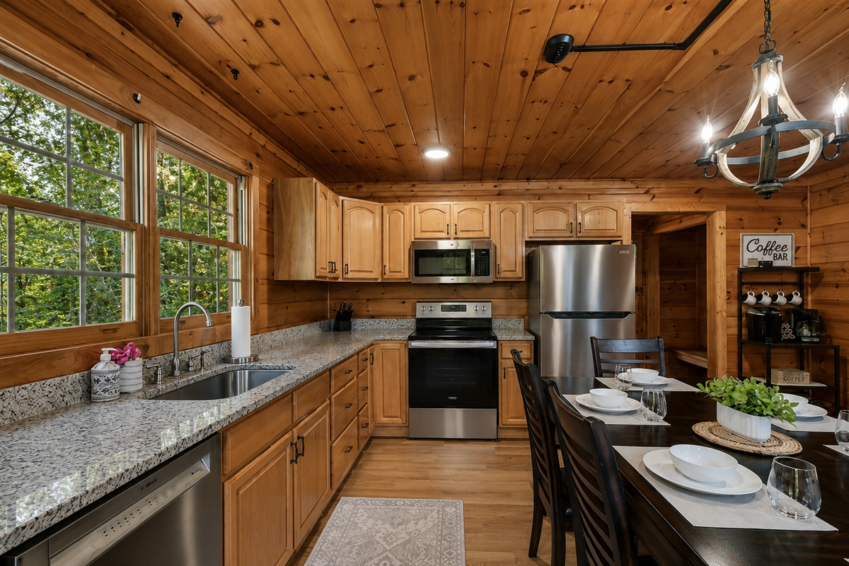 Granite and New Stainless Appliances