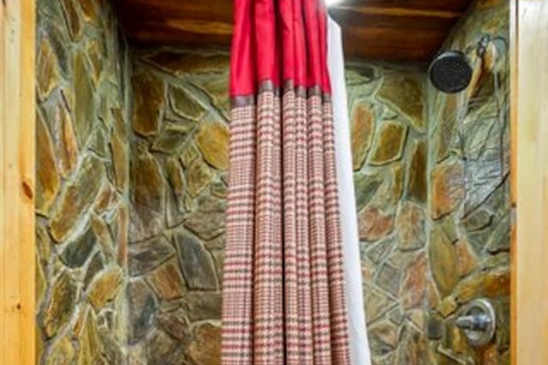 Stone spa showers