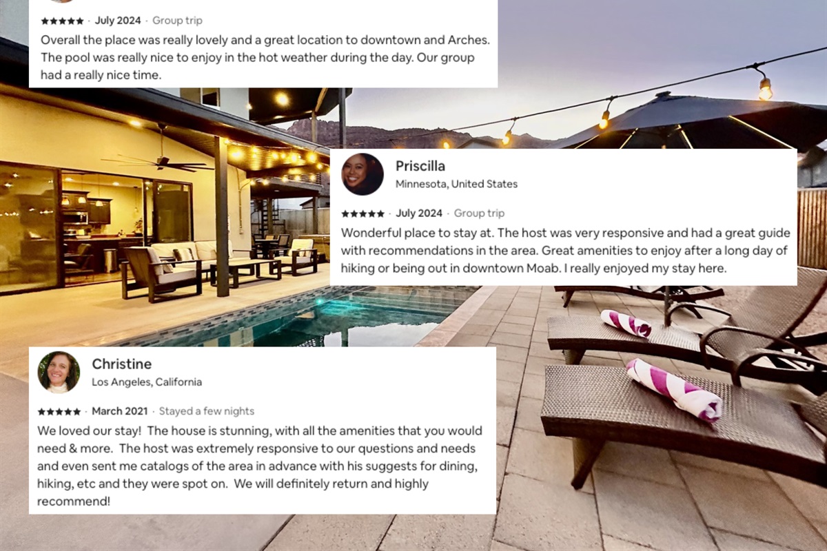 Guests really enjoy their stay here!