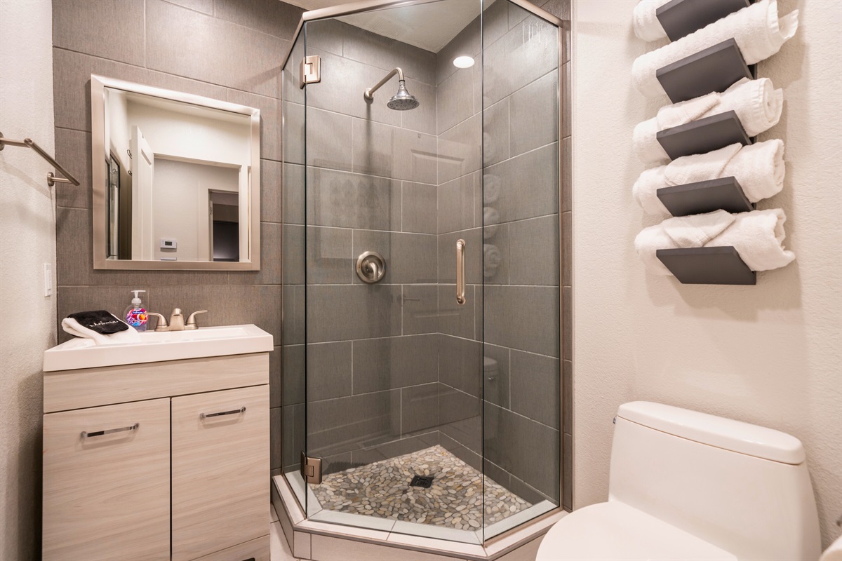 Bathroom 2 with Tile Shower