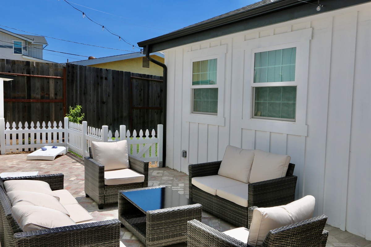 Outdoor Seating (BBQ not pictured)