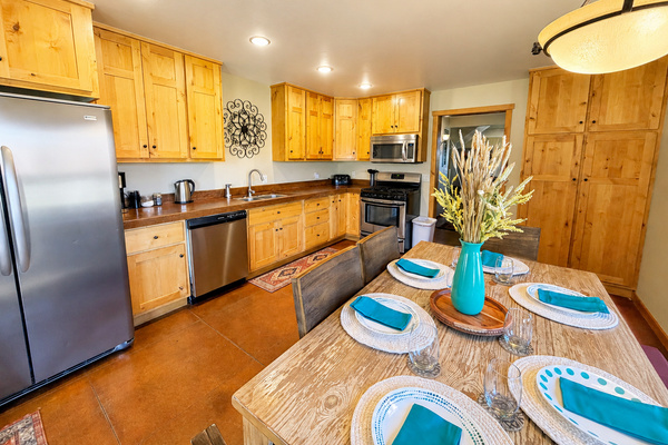 Kitchen and Dining Area