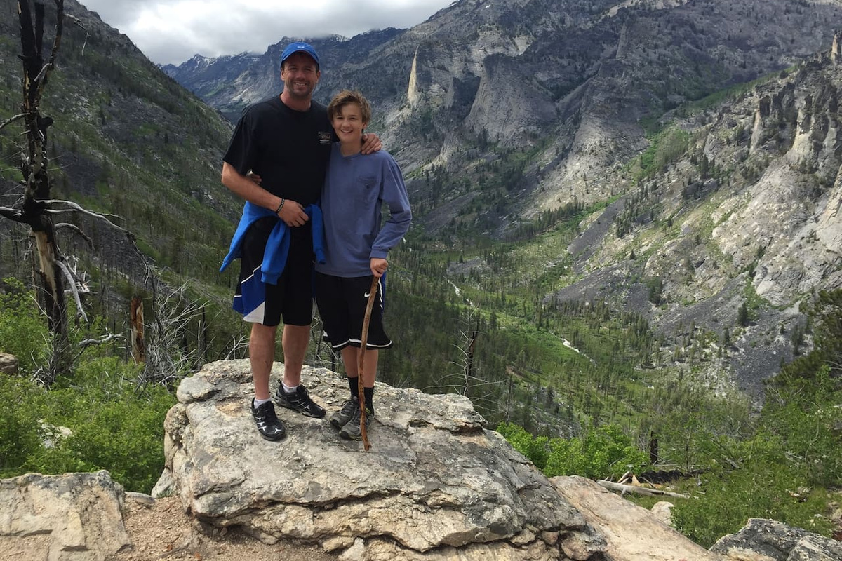 Hike up Mill Creek to west of house