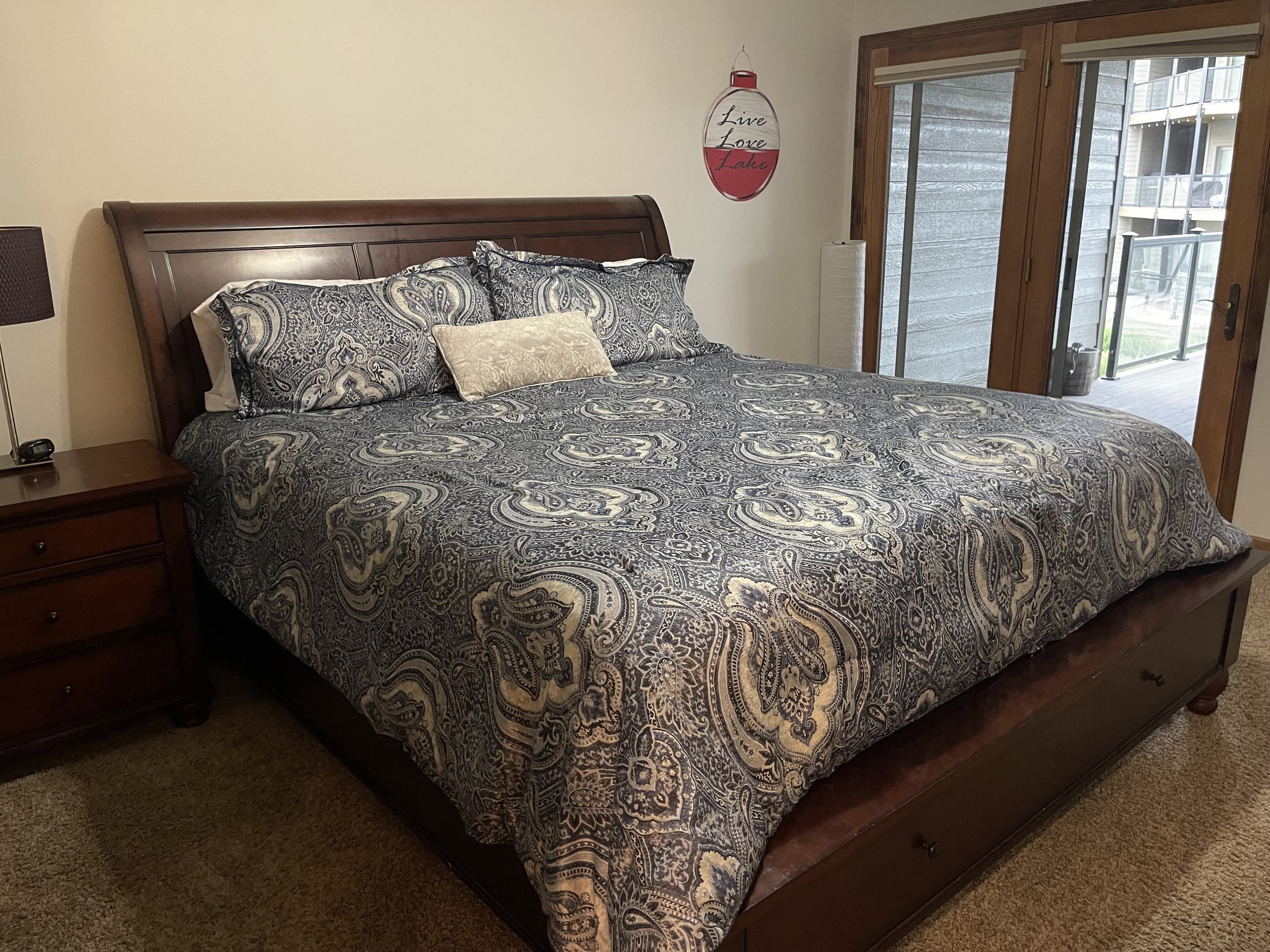 Master bedroom with King bed