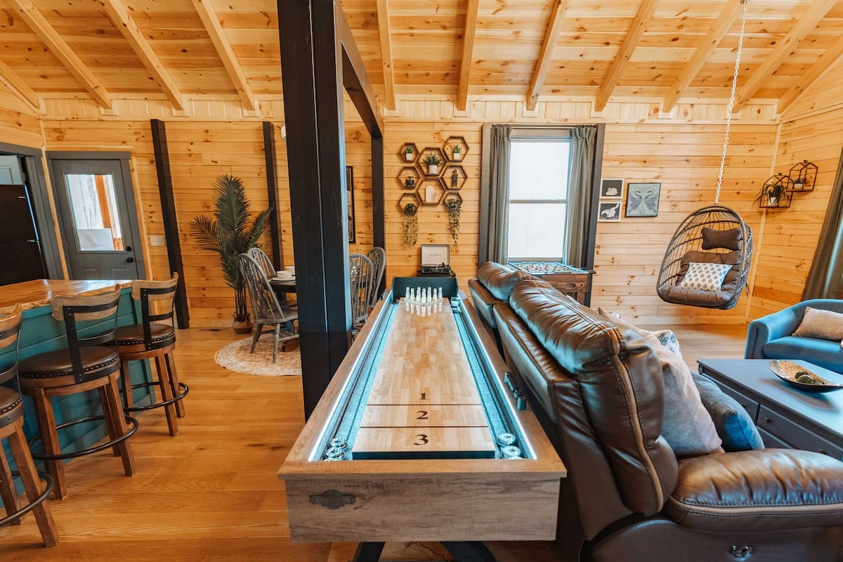 Evenings of playful competition on the shuffleboard