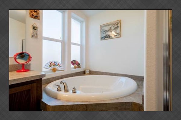 Calgon take you away in a deep jacuzzi tub!!