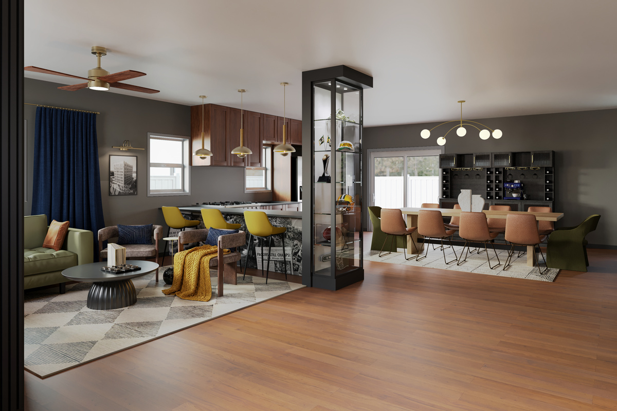 THIS IS A RENDERING - Main Level - Renovation expected to be completed by August 15th. 