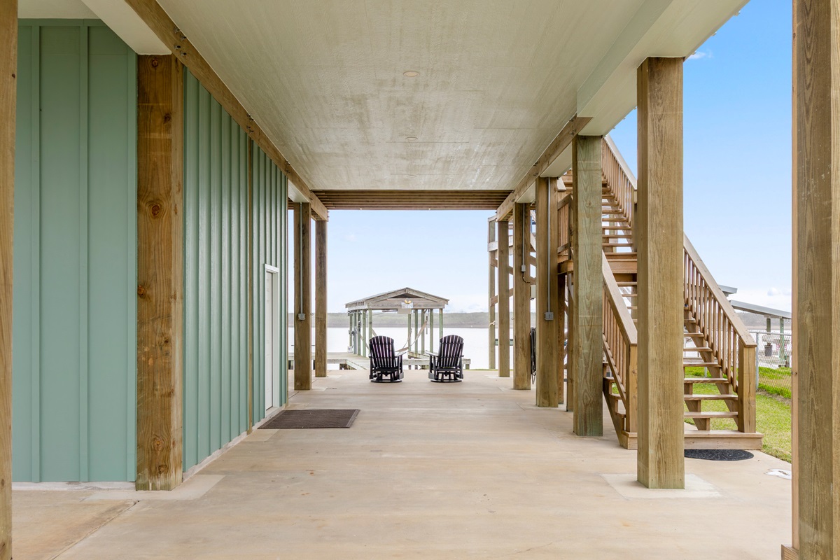Under house parking area