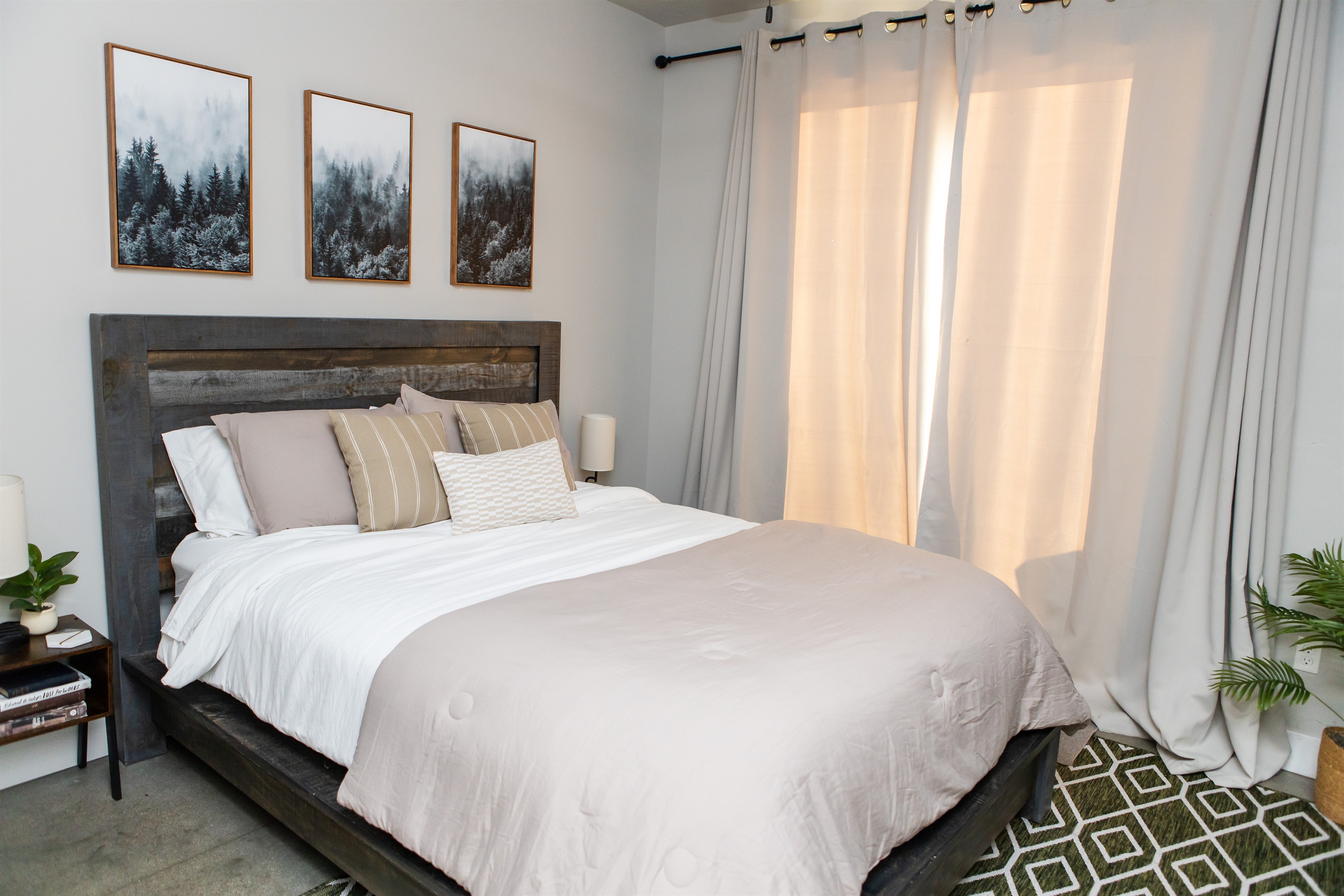 Cozy and convenient, Bedroom 2 opens right onto the patio