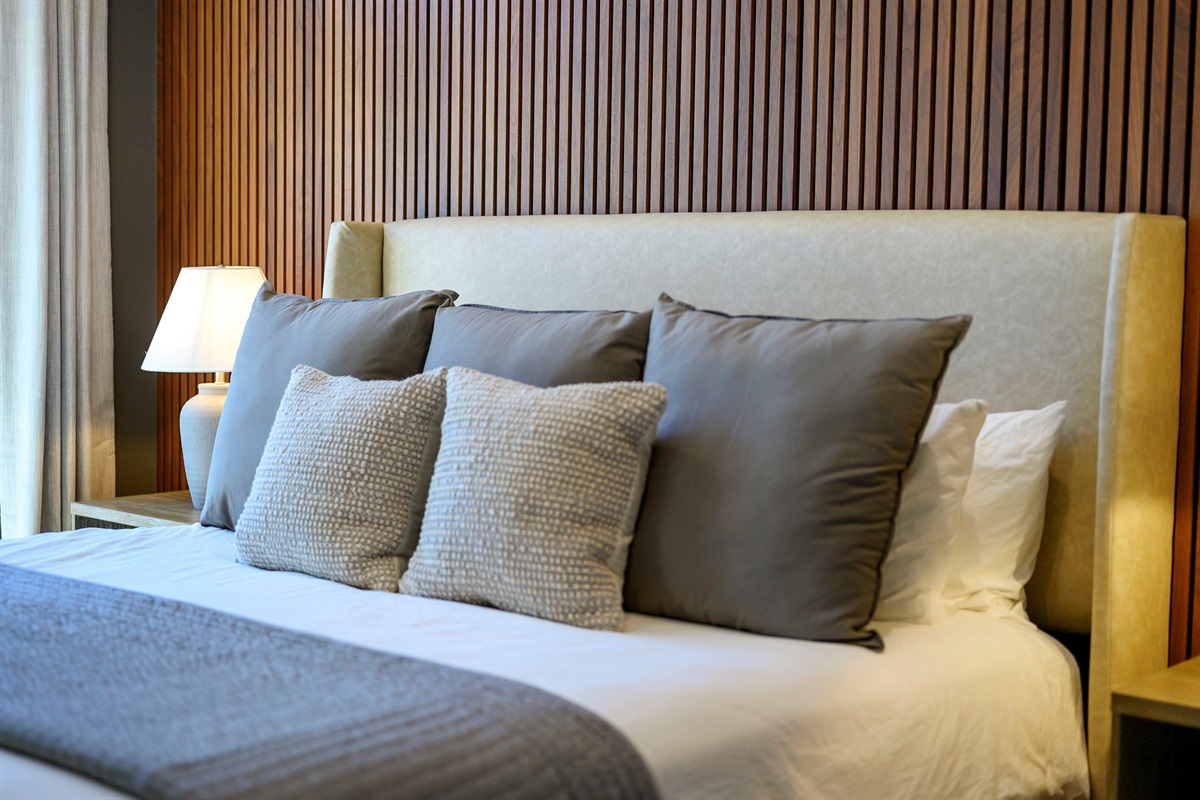 King Suite 1 - Large and spacious 'Apartment-style' King suite, with private bathroom and designer finishes. 
