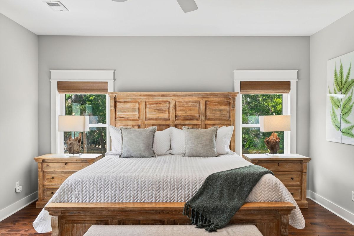 King Suite Bedroom 2 | Driftwood Dreams | 105 Forest Trail | Isle of Palms, SC | IOP Escapes