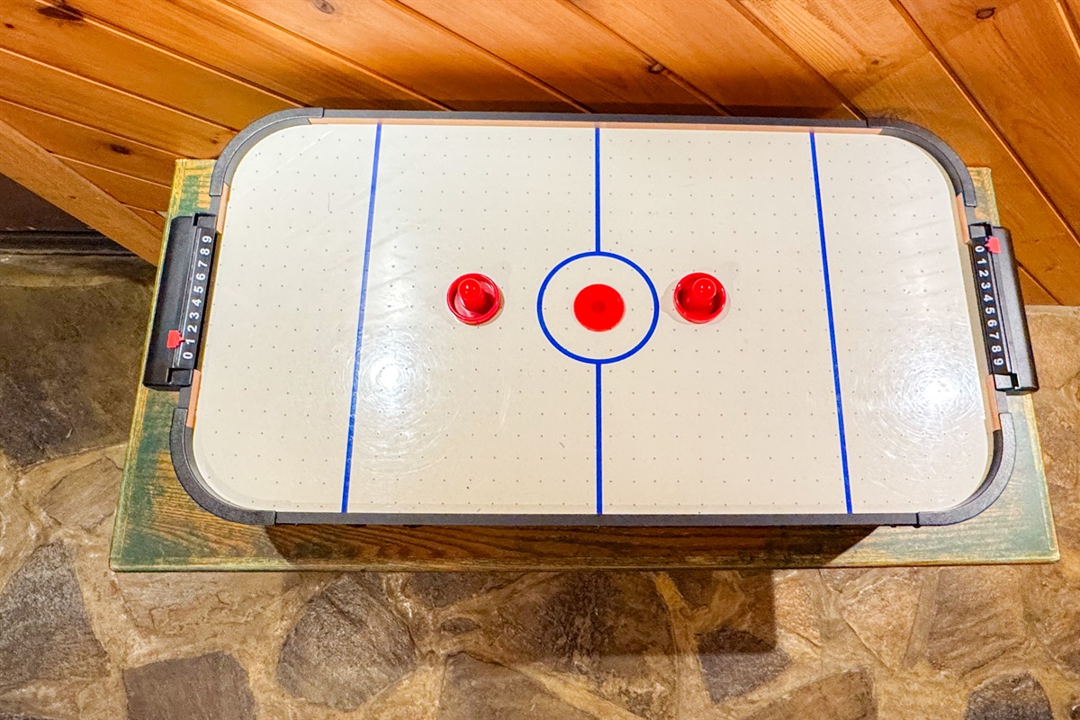 tabletop Air Hockey for all to enjoy!