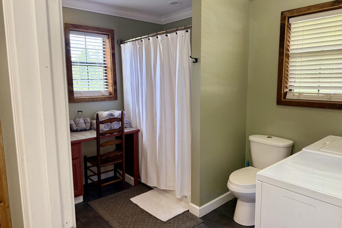 downstairs bedroom/laundry