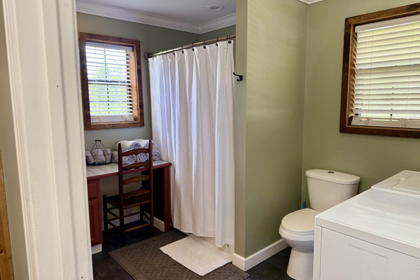 downstairs bedroom/laundry