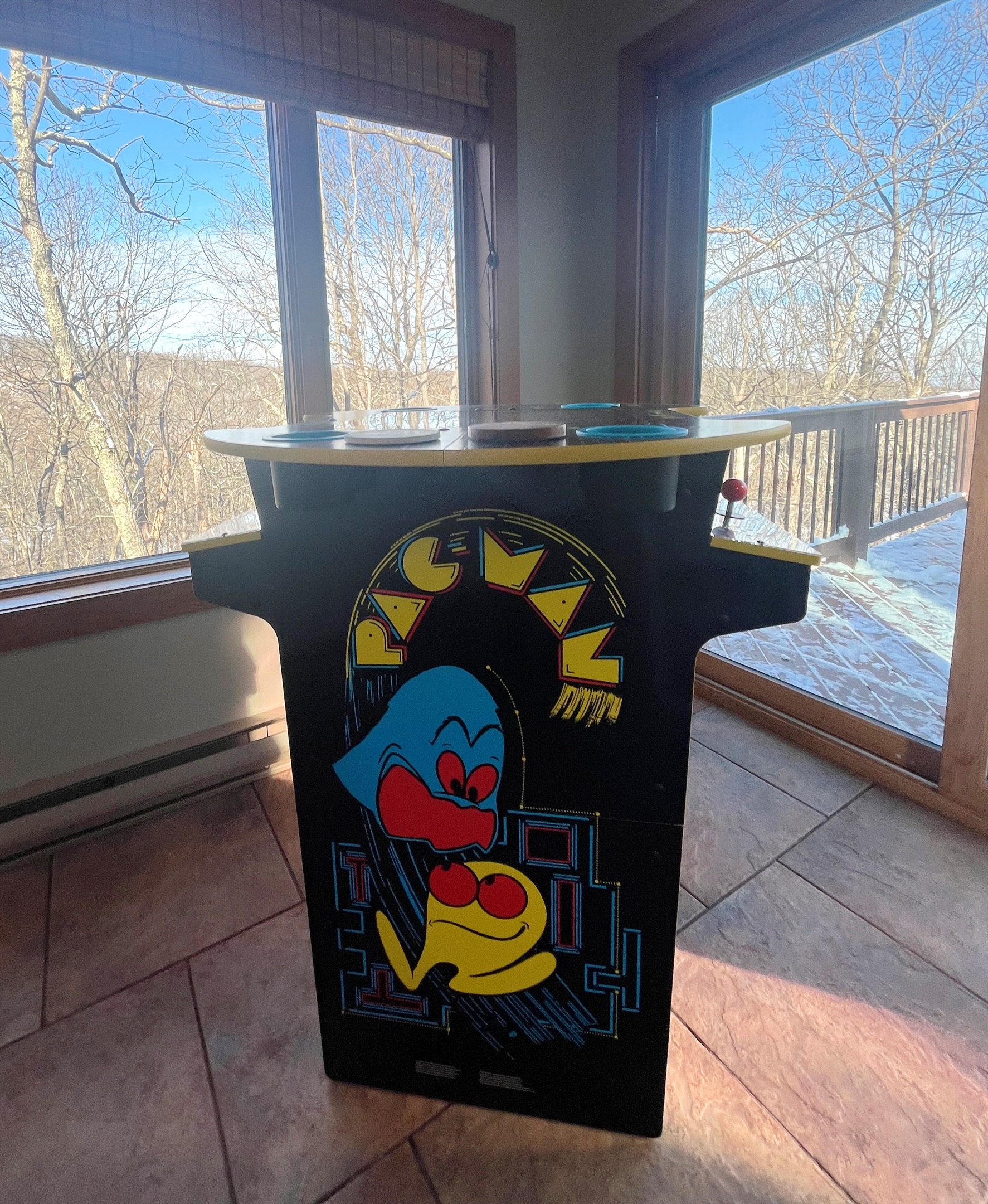 Multigame Pub Table Arcade Machine Close Up