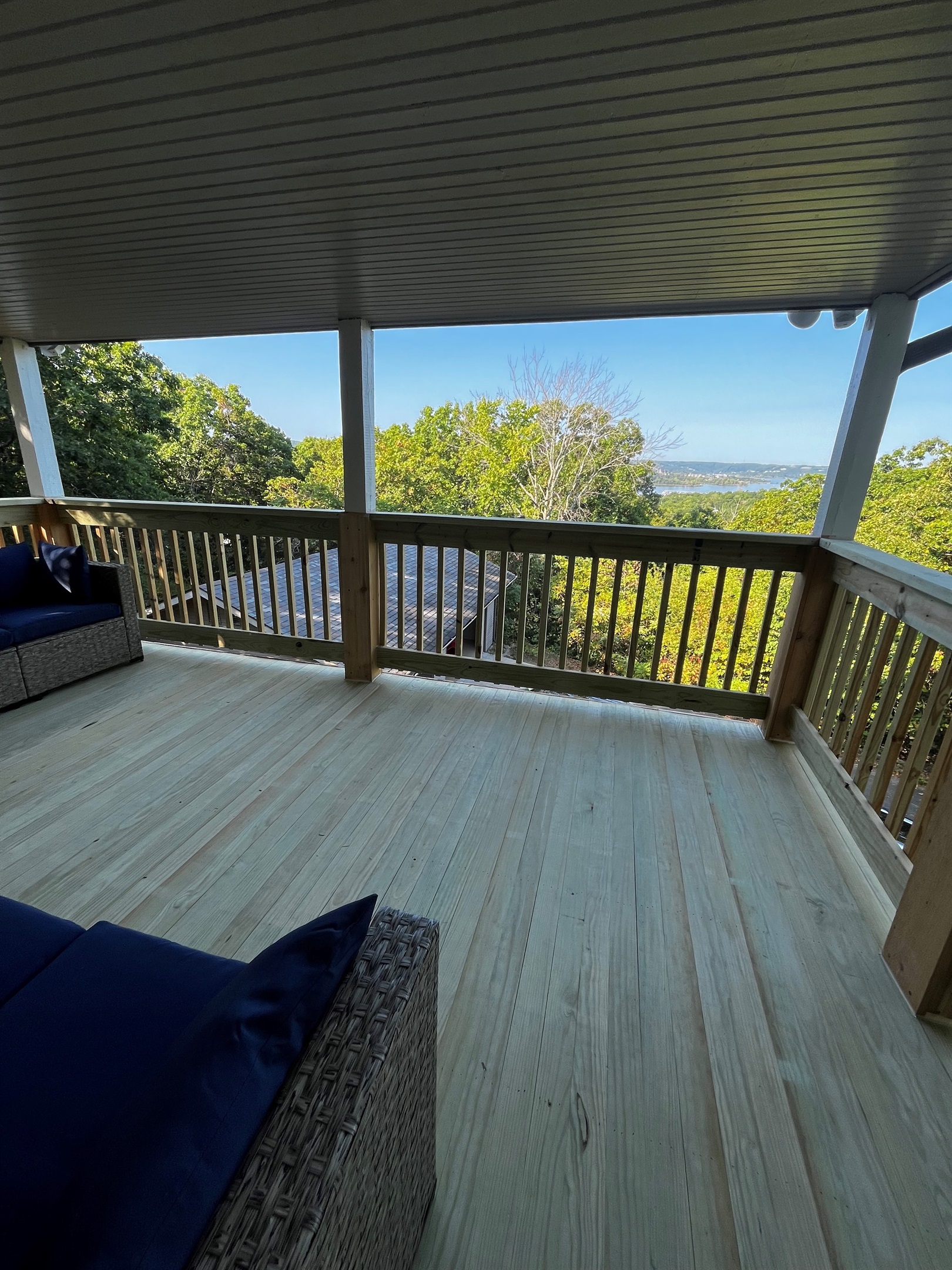 Upstairs Covered Porch