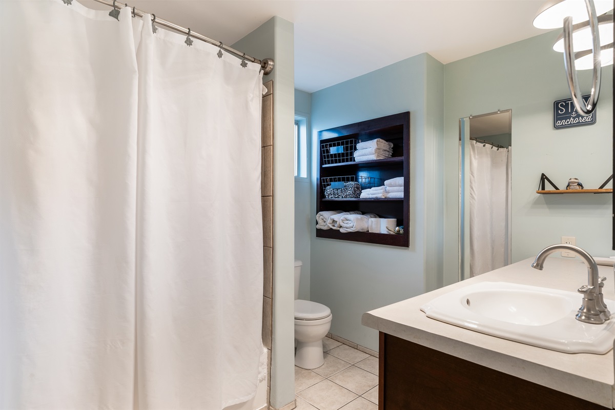Shower and tub combo