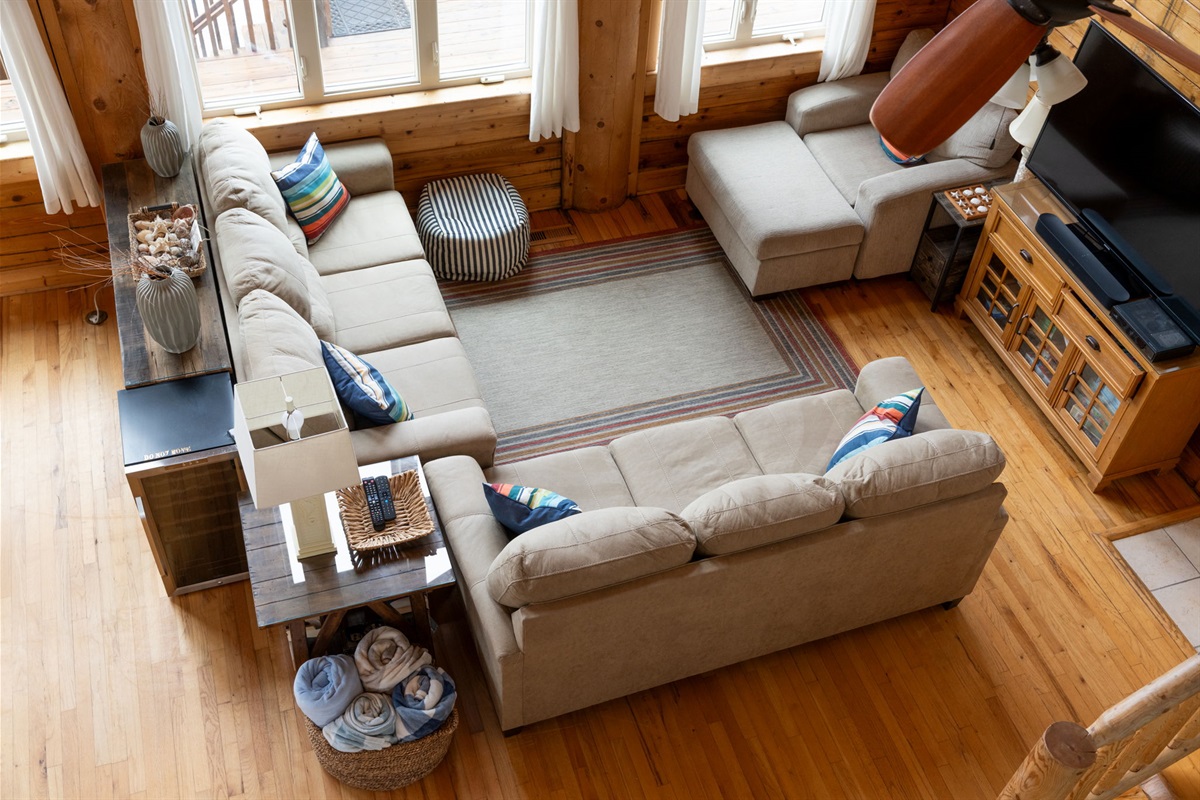 Exceptional seating in the living room
