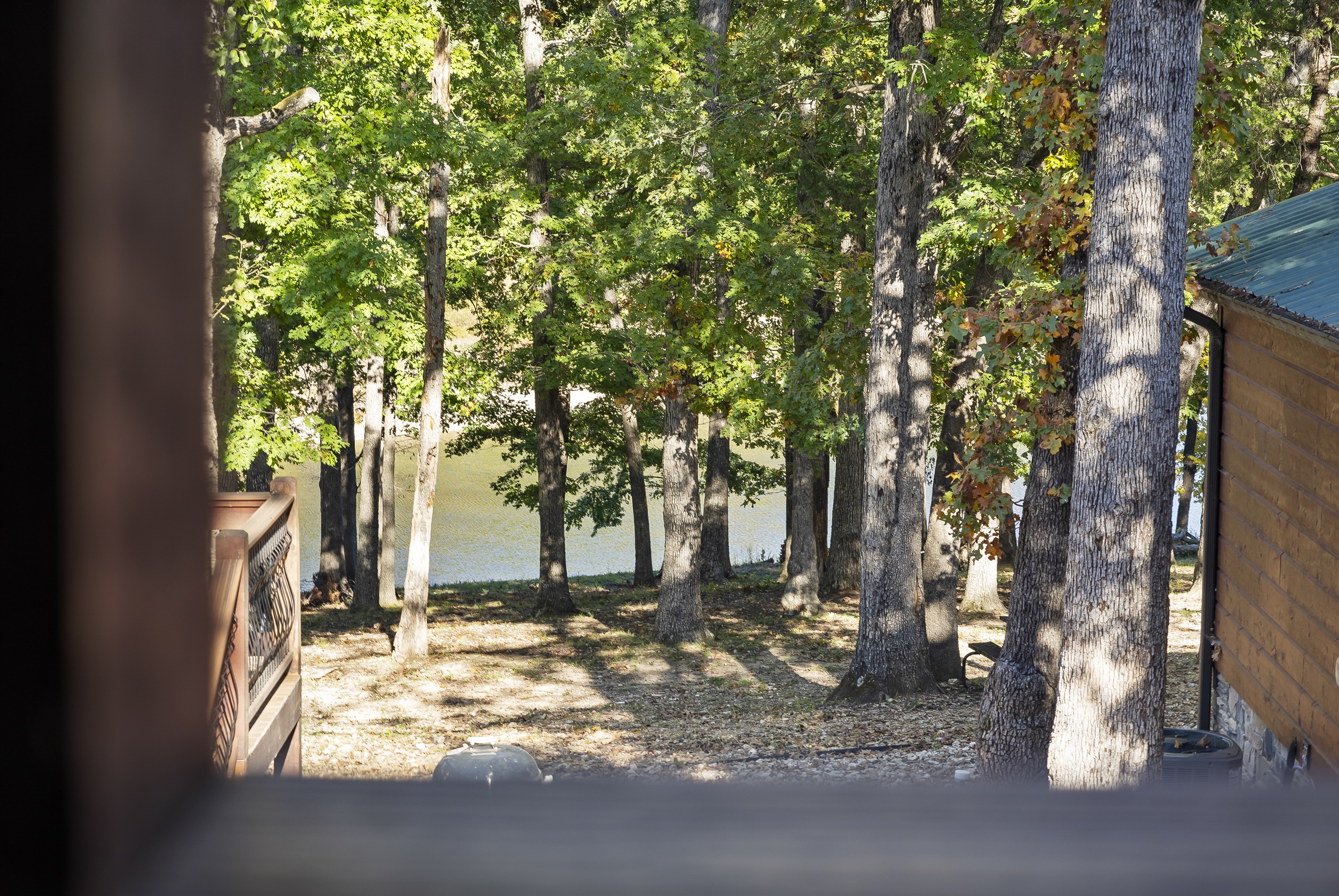 View of Lake from front porch