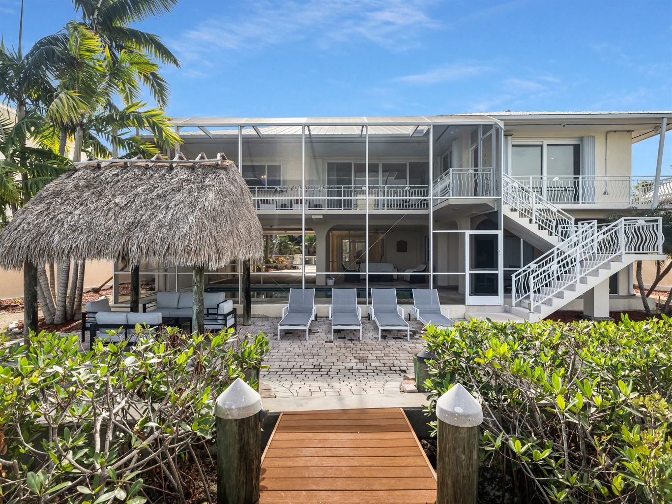 Back view from Florida Bay