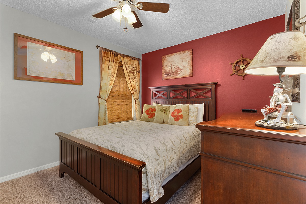 The pirate queen bedroom!