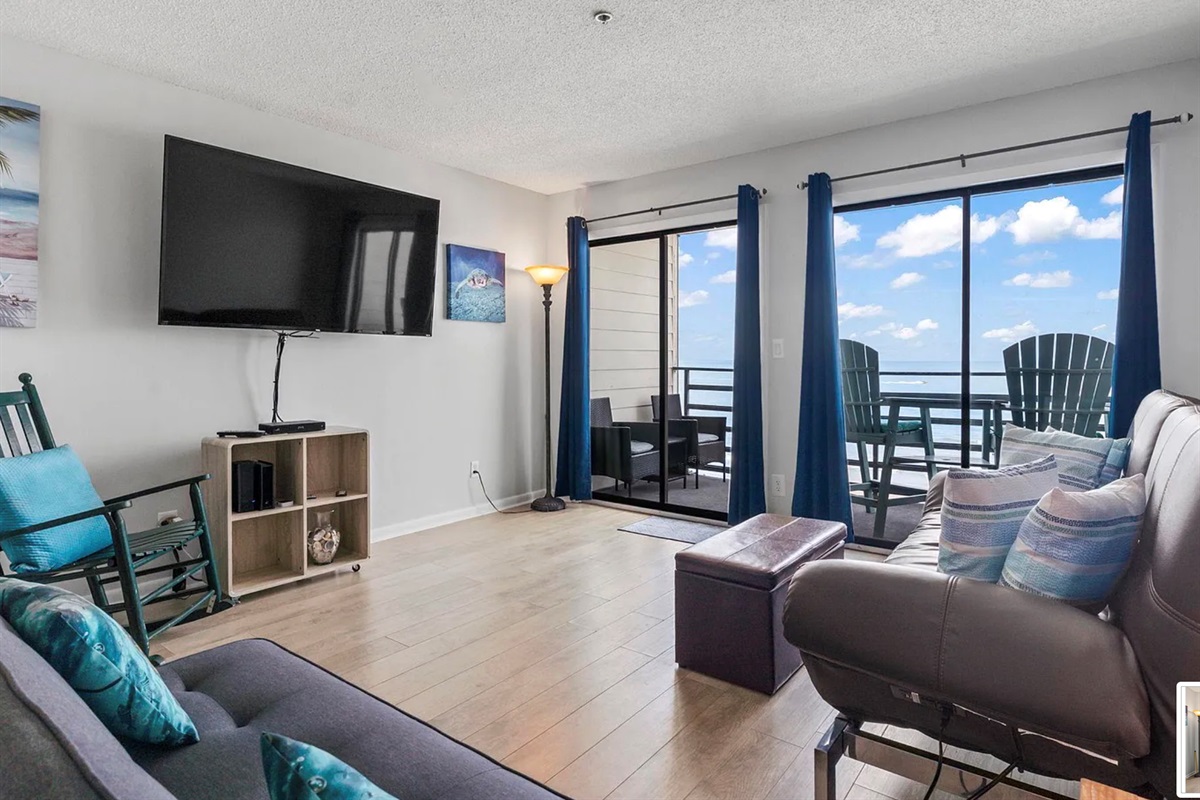 Living Room with sofa bed