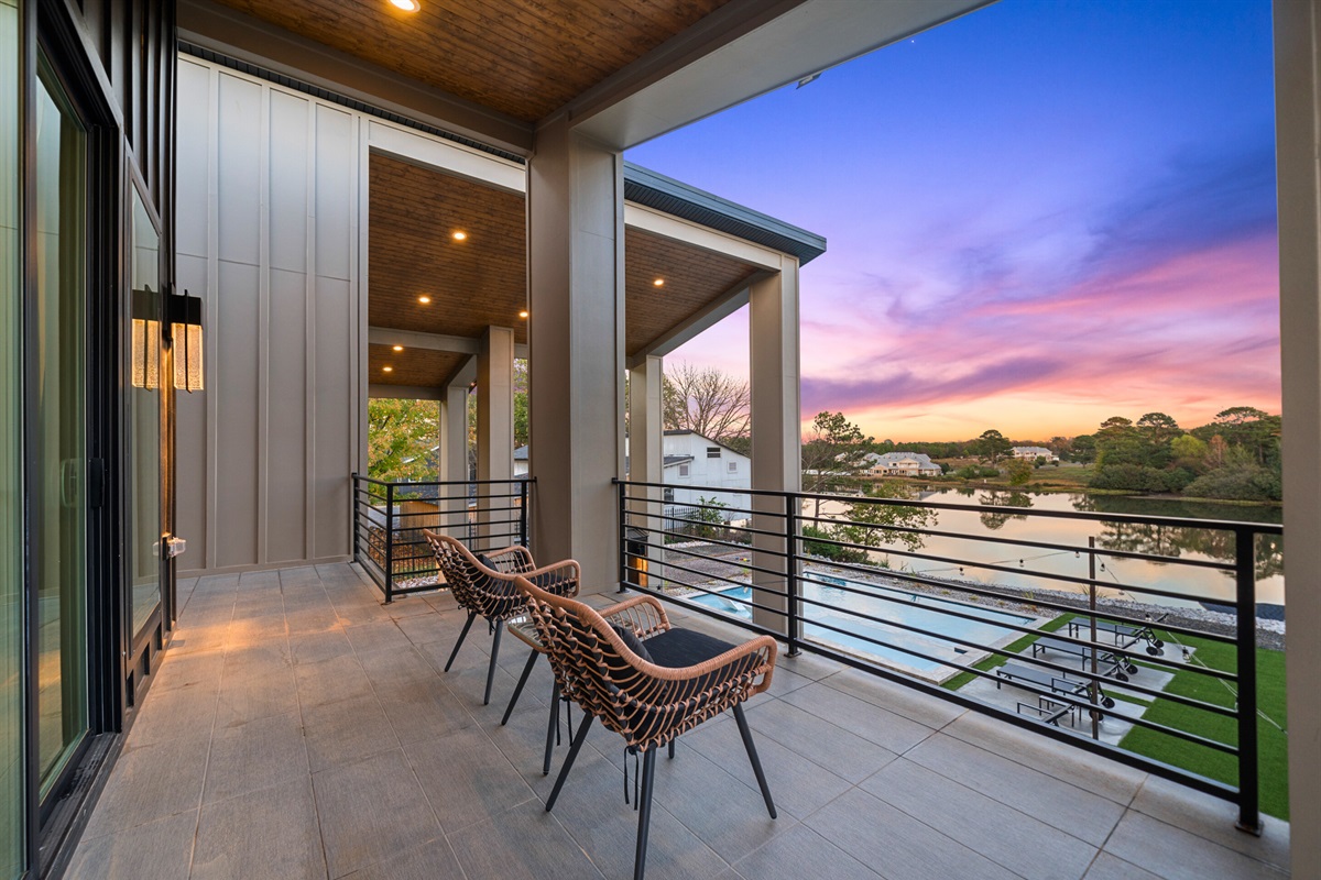Step out to this lovely patio to enjoy the fresh air and open sky. Perfect for a morning coffee or a quiet evening under the stars.