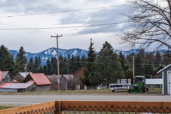 Mountain view from yard.