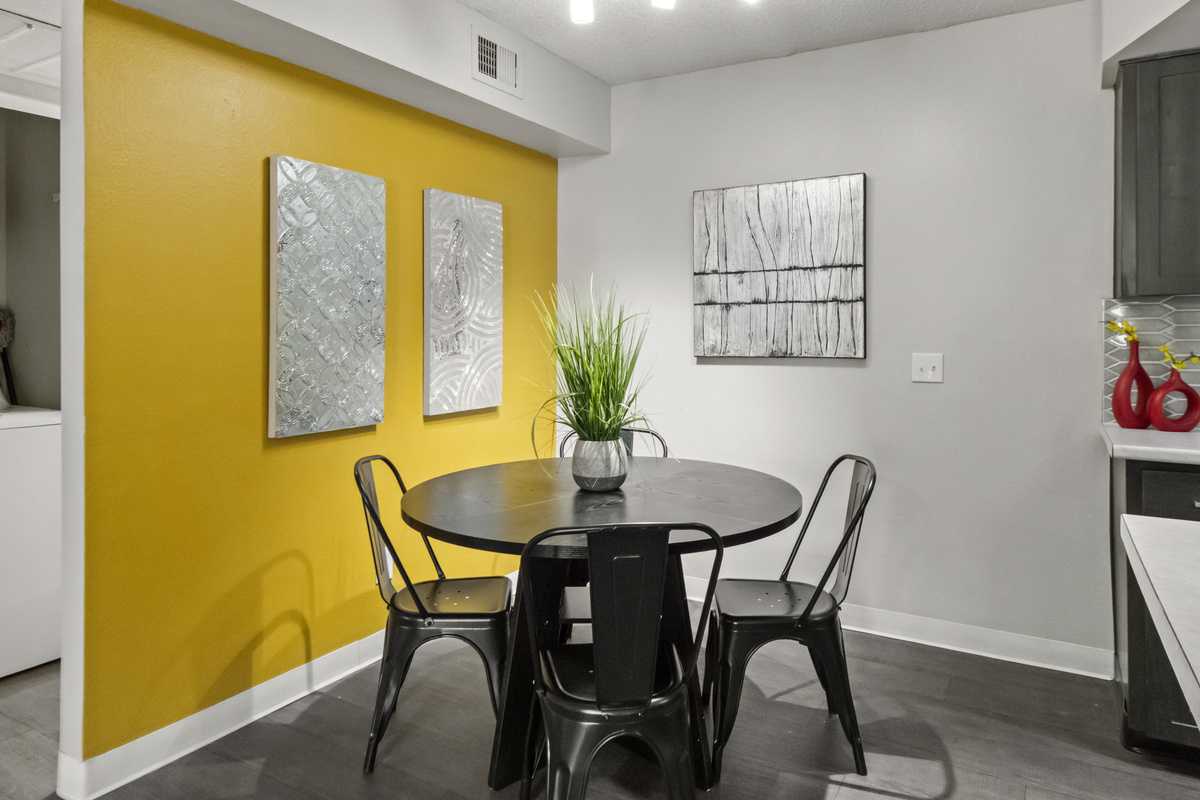  Cozy workspace where you can comfortably work, study, or plan your day.