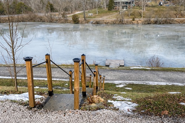 Dock house in front of house #1